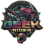 LE GEEK RIDER logo — also used on our social profiles